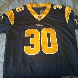 Mens Nike Los Angeles Rams Todd Gurley II #30 Stit